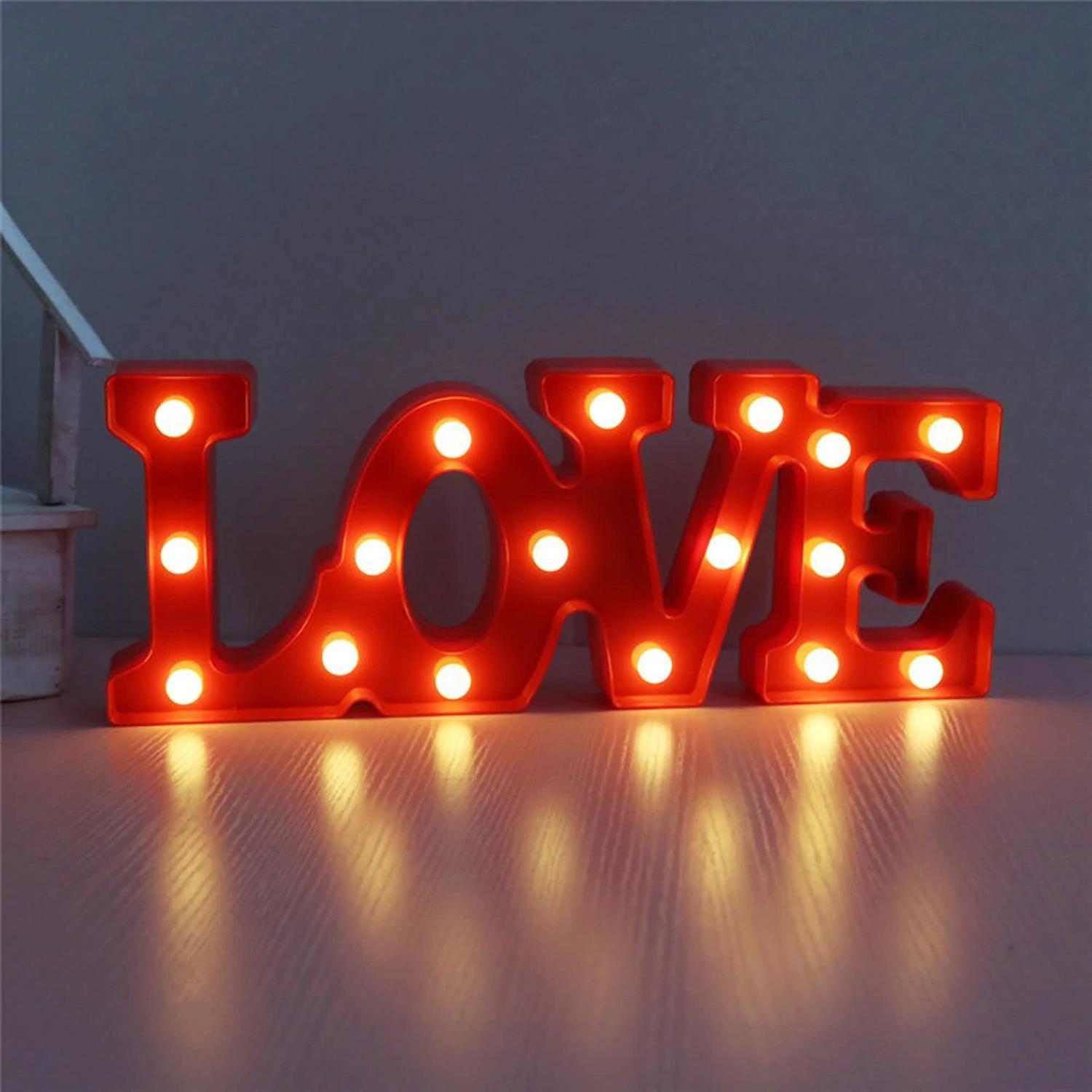 PARTY LED NEON Lamp Neonlight Battery Neon Light Wall Mural
